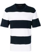 Michael Michael Kors Striped Crew-neck T-shirt - Blue