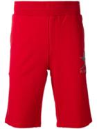 Plein Sport Logo Track Shorts - Red