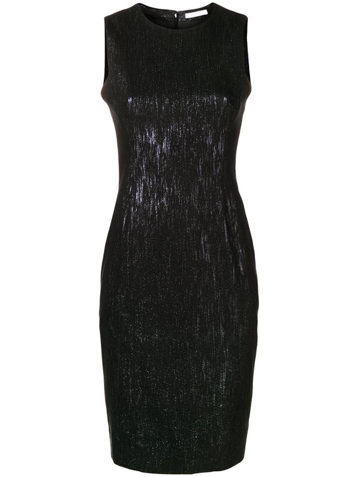 Versace Collection Fitted Midi Dress - Black