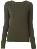 Kristensen Du Nord Fitted Sweater, Women's, Size: 0, Green, Cashmere/wool