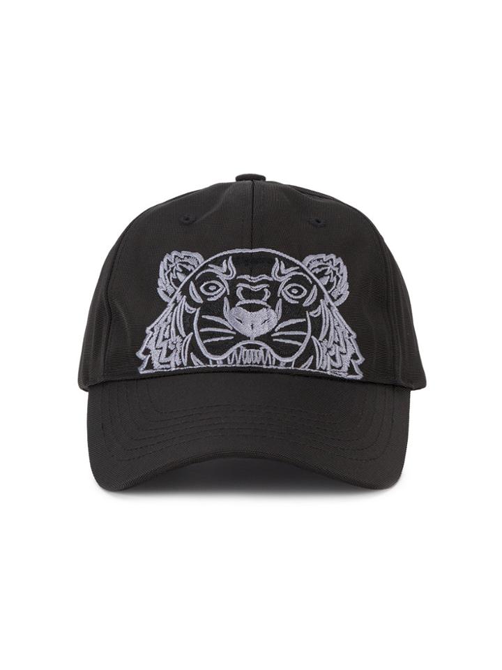 Kenzo Tiger Logo Embroidered Cap - Black