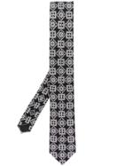 Dolce & Gabbana Jacquard Silk Tie - Black