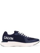 Calvin Klein Jeans Contrast Logo Sneakers - Blue