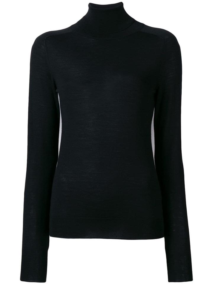 Victoria Beckham Ju Knt 7605 Aw18m Signature Merino Black