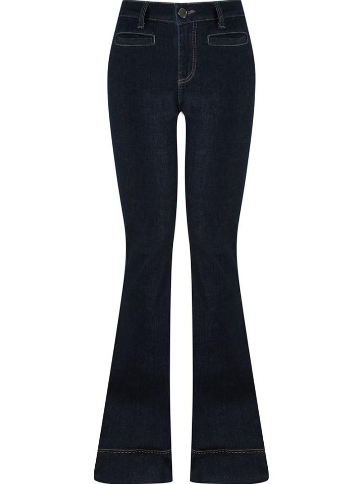 Giuliana Romanno High Waisted Flared Jeans