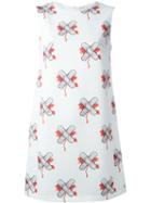Au Jour Le Jour Shift Dress, Women's, Size: 42, White, Polyester/acetate/cupro