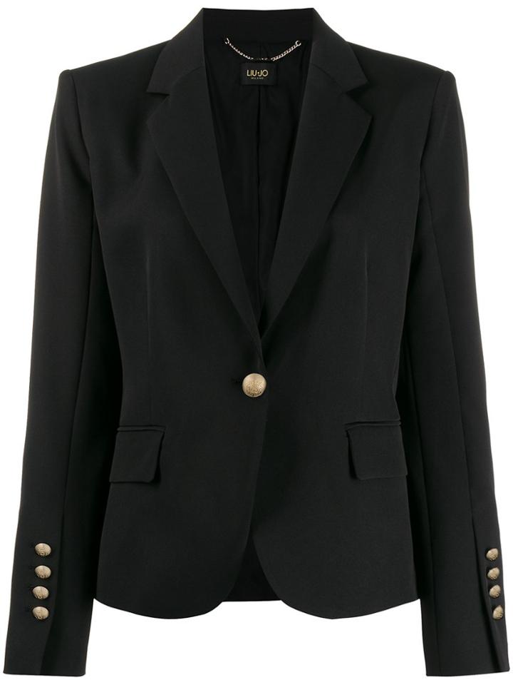 Liu Jo Buttoned Blazer - Black