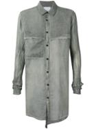 Lost & Found Rooms - Layered Shirt - Men - Cotton/spandex/elastane - Xl, Green, Cotton/spandex/elastane