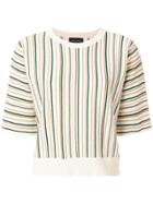 Roberto Collina Striped Crew Neck Jumper - Multicolour