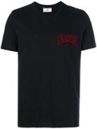 Ami Alexandre Mattiussi T-shirt With Print Family - Black