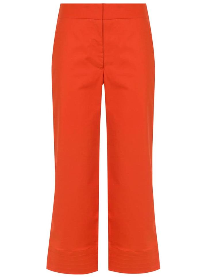 Egrey Cropped Pants - Red