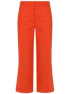 Egrey Cropped Pants - Red
