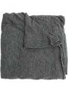 Faliero Sarti Oversized Knitted Scarf - Grey