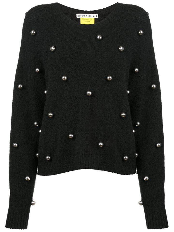 Alice+olivia Gleeson Jumper - Black