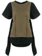 Jw Anderson Layered Asymmetrical T-shirt - Green