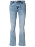 Rta Cropped Flared Jeans - Blue