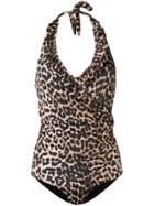 Ganni Ganni A1521 943 Leopard Natural (vegetable)->cotton - Neutrals