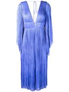 Maria Lucia Hohan Draped Midi Dress - Blue