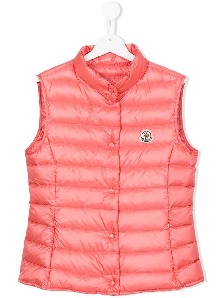 Moncler Kids - Padded Vest - Kids - Feather Down/polyamide - 14 Yrs, Girl's, Pink/purple