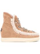 Mou Embellished Snow Boots - Pink