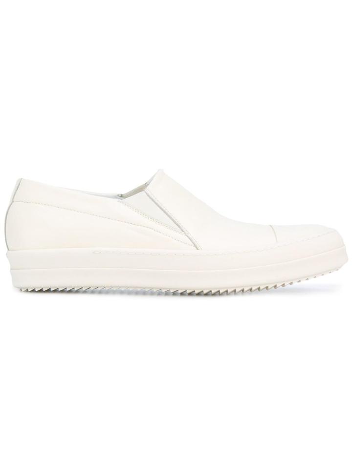 Rick Owens Low-top Boat Sneakers - White