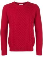 Dondup Cable Knit Jumper - Red