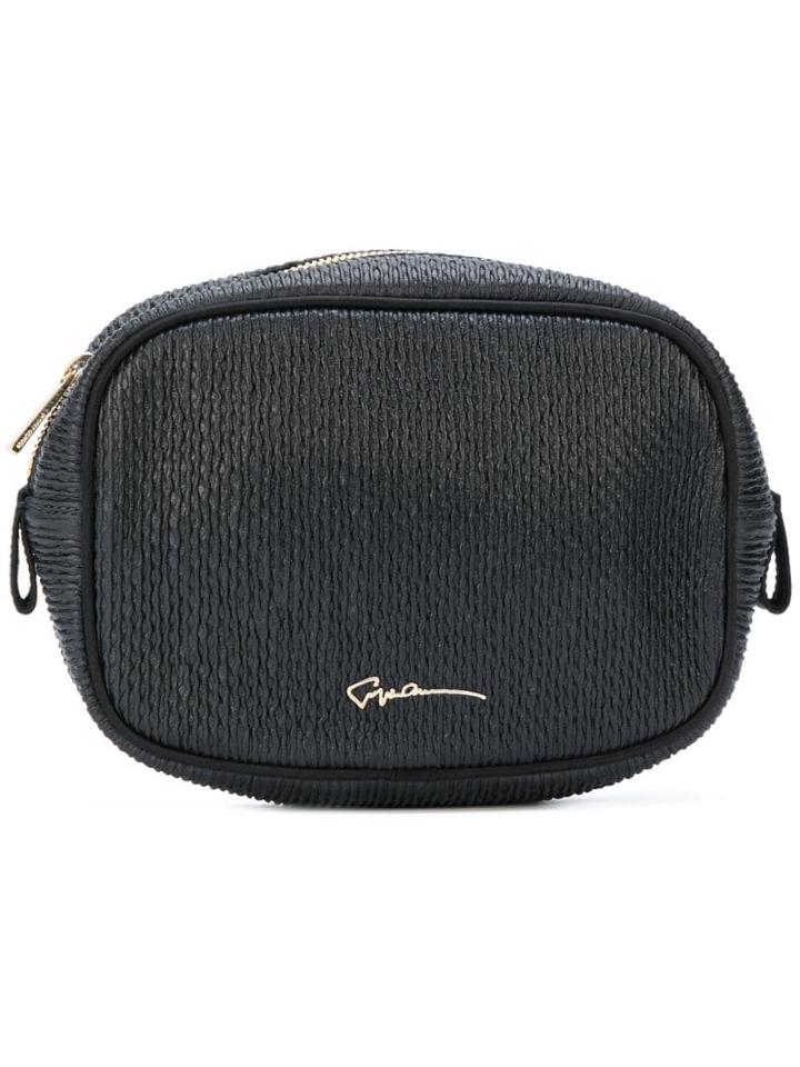 Giorgio Armani Pre-owned Textured Beauty Case - Black