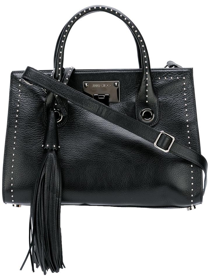 Jimmy Choo - Riley Tote Bag - Women - Leather - One Size, Women's, Black, Leather
