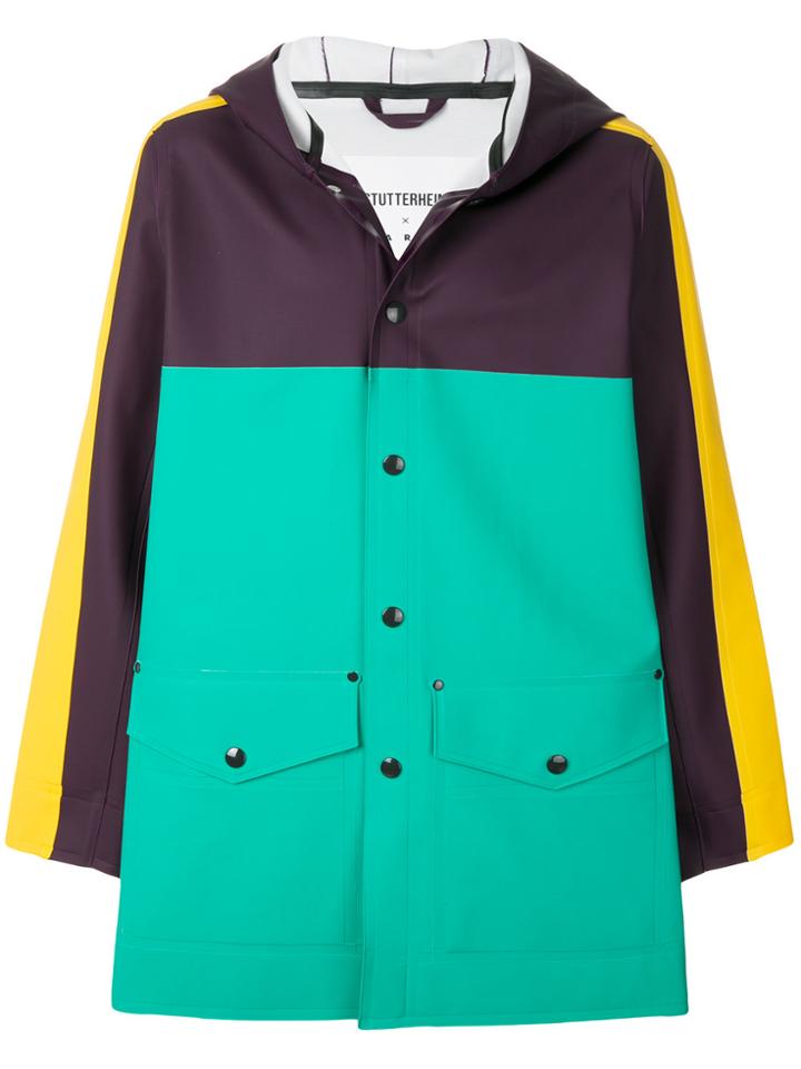 Marni X Stutterheim Colour Blocked Jacket - Multicolour