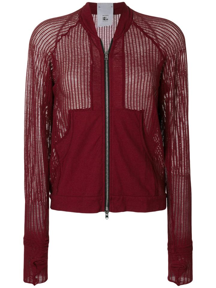 Lost & Found Rooms Zipped Cardigan - Red