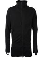 Thom Krom Layered Hem Zip Sweatshirt