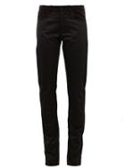 Yang Li Straight Trousers, Women's, Size: 42, Black, Cotton/polyamide/polyester/virgin Wool