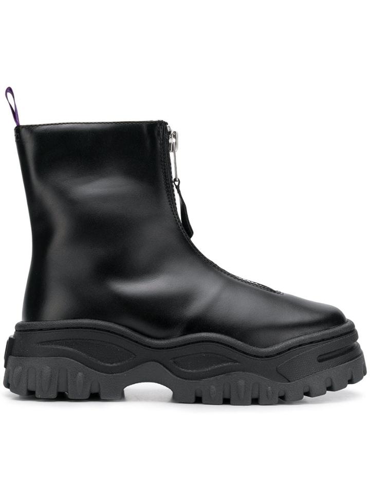 Eytys Zipped Ankle Boots - Black