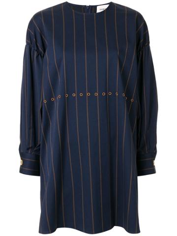 Portspure Striped Shift Dress - Blue