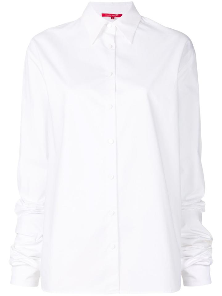Rouge Margaux Extra Long Sleeve Shirt - White