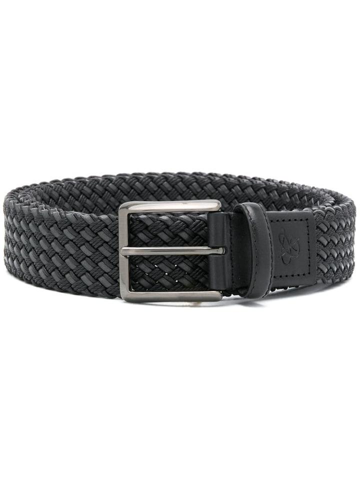 Canali Canali Kc00246100158 110 Leather - 110 Black Green