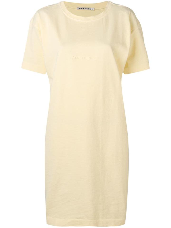 Acne Studios Joupa T-shirt Dress - Yellow
