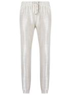 Tufi Duek Metallic (grey) Trousers, Women's, Size: Gg, Polyester