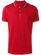 Fay Logo Polo Shirt, Men's, Size: Medium, Red, Cotton/spandex/elastane