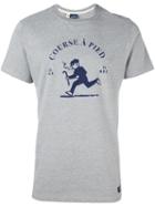 Bleu De Paname Printed T-shirt, Men's, Size: Medium, Grey, Cotton