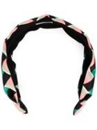 Red Valentino Geometric Print Hairband