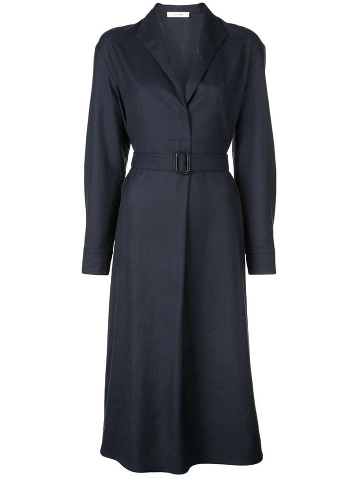 The Row Belted Waist Dress - Blue