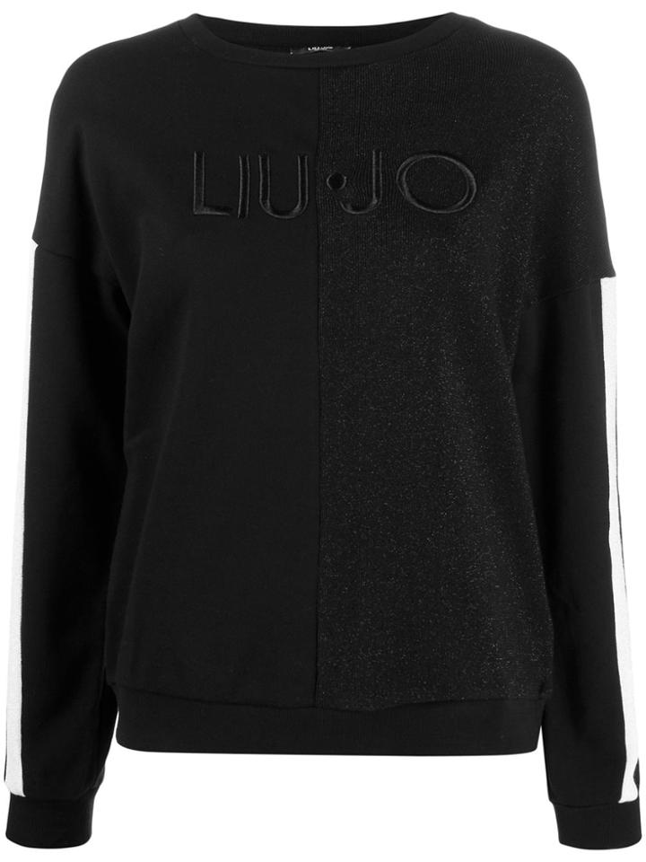 Liu Jo Rhinestone Embellished Jumper - Red
