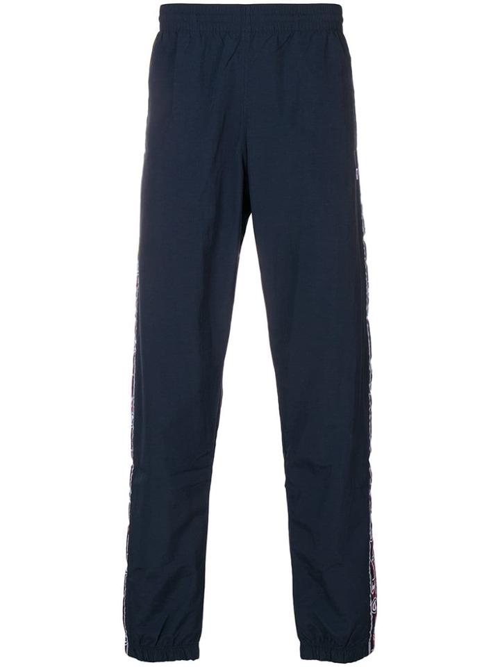 Champion Champion Reverse Wave - Man - Track Nylon Pants - Blue