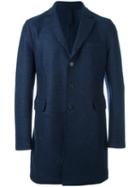 Harris Wharf London 'chester' Pressed Coat, Men's, Size: 48, Blue, Virgin Wool