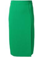 P.a.r.o.s.h. High-waisted Midi Skirt - Green