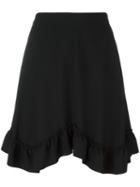 Chloé Asymmetric Ruffle Hem Skirt, Women's, Size: 38, Viscose/acetate/silk
