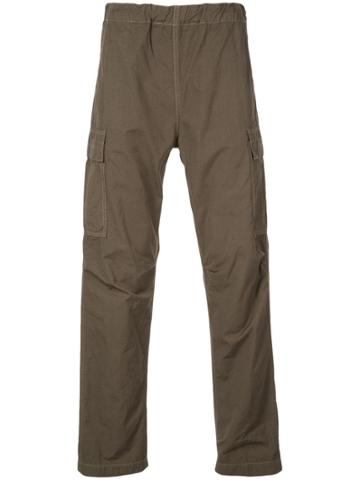 Orslow Pull-on Cargo Trousers - Green