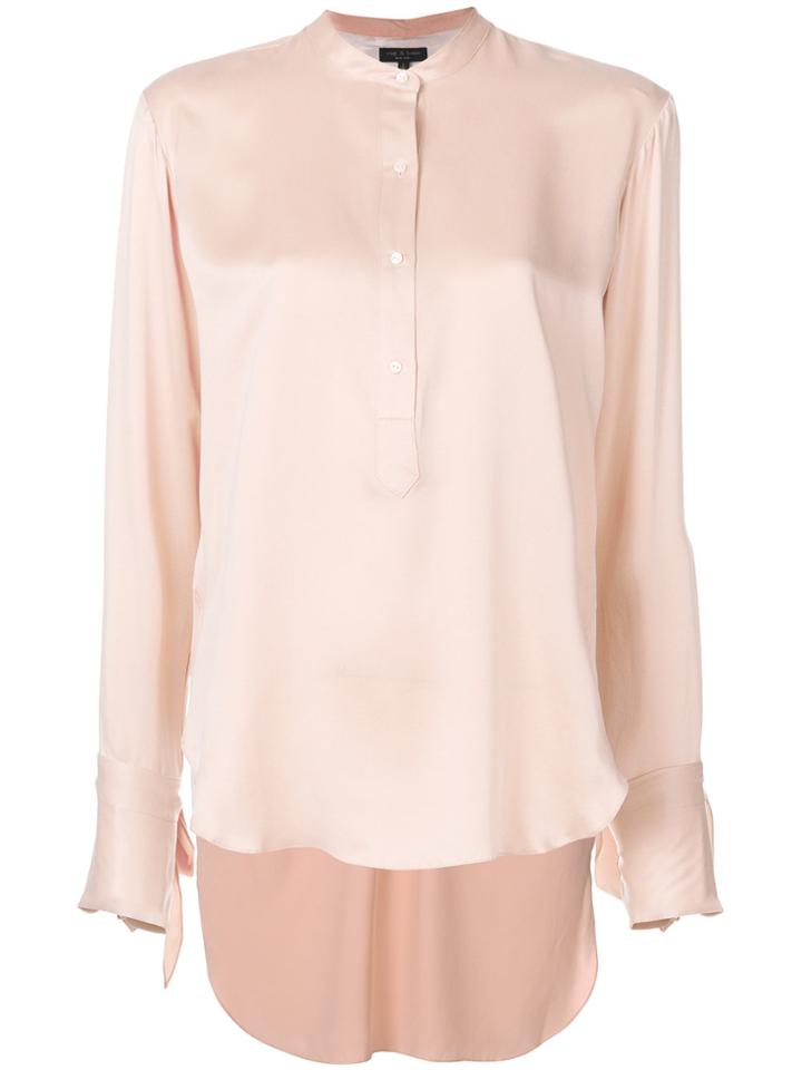 Rag & Bone Henley Blouse - Nude & Neutrals
