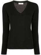 Brunello Cucinelli V-neck Jumper - Black